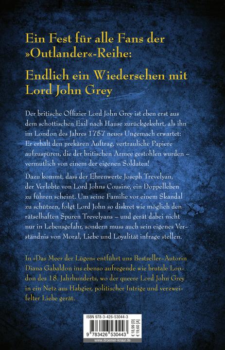 Produktbild Das Meer der Lügen (Deutsch, Diana Gabaldon, 2024)