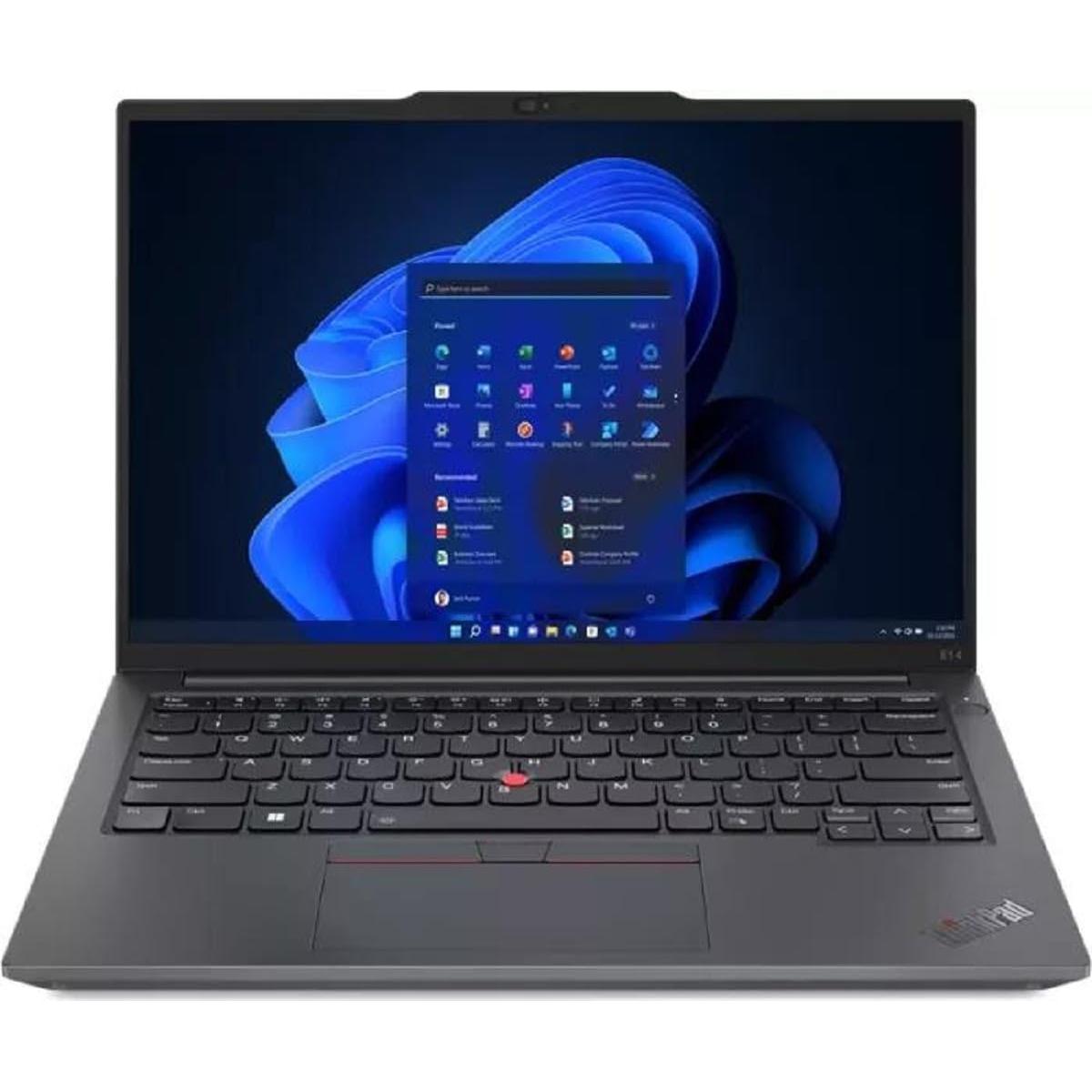 Lenovo ThinkPad E14 Gen 5 (14", Intel Core i5-1335U, 16 GB, 512 GB, DE), Notebook, Schwarz