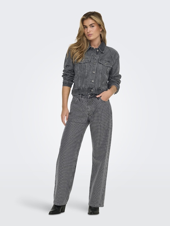 Actual product image Only ONLHUDSON Mittlere Taille Weiter Beinschnitt Jeans Jeans mit weitem Bein (W27/L34)