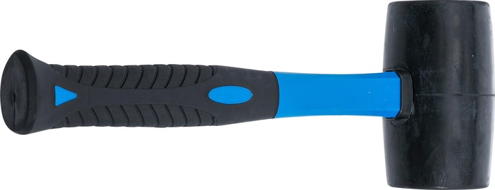 Actual product image BGS Rubber Mallet Fibreglas Shaft black Head Ø 65 mm 720 g (1014 g)
