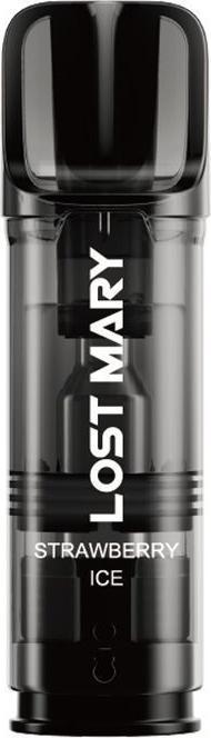 Actual product image Lost Mary Tappo - 2ml PODs, Strawberry ICE (Strawberry)