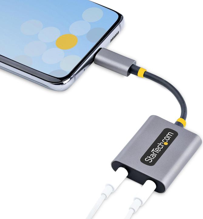 Immagine prodotto StarTech Sdoppiatore per cuffie (0.07 m, USB 2.0)