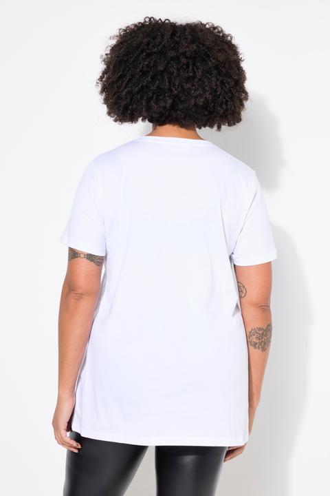 Immagine prodotto Angel of Style T-Shirt, Komfort Fit, Lippen-Motiv, Ziersteinchen (46)