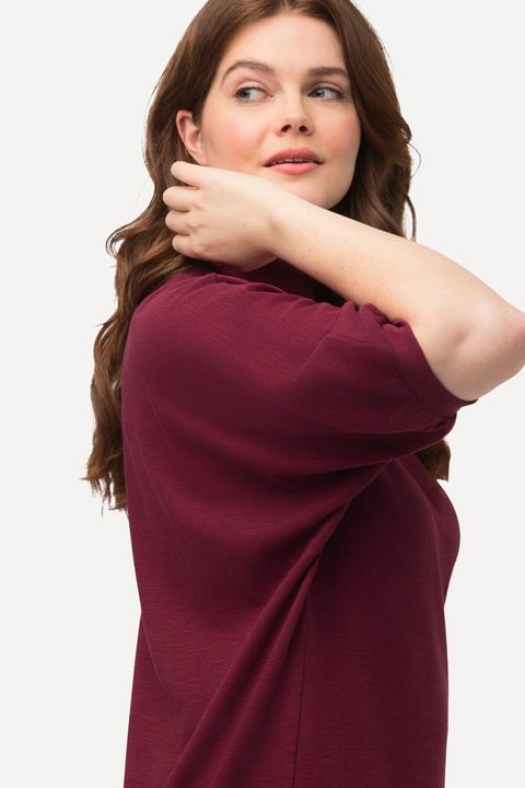 Produktbild Ulla Popken Longshirt, Eggshape, Rollkragen, Halbarm (50, 52)