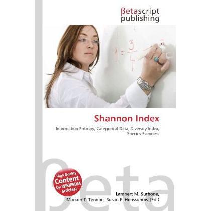 Shannon Index, Fachbücher