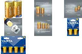 Actual product image Varta Longlife (4 pcs., R14, 7600 mAh)