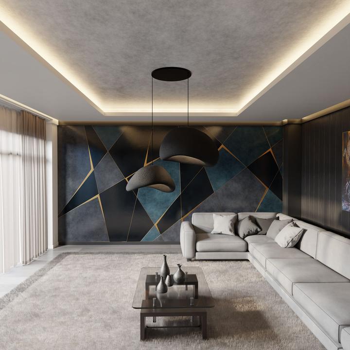 Produktbild Opviq Wabi Plasterglows Chandelier (E27)