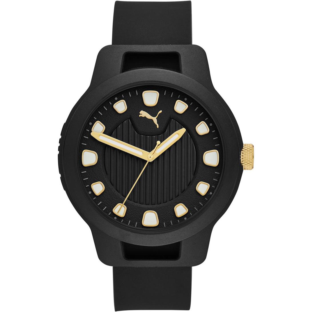 Puma, Armbanduhr, Reset V1, Schwarz, (Analoguhr, 43 mm)