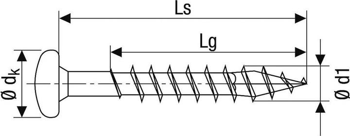 Produktbild Spax Halbrundkopf T-Star Plus T20 Vollgewinde Wirox (500 Schrauben pro Stück)