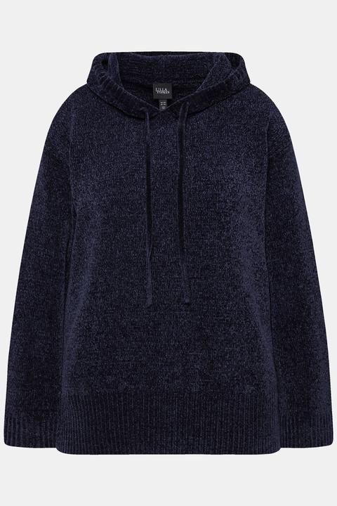 Actual product image Ulla Popken Chenille Knit Hoodie (54)