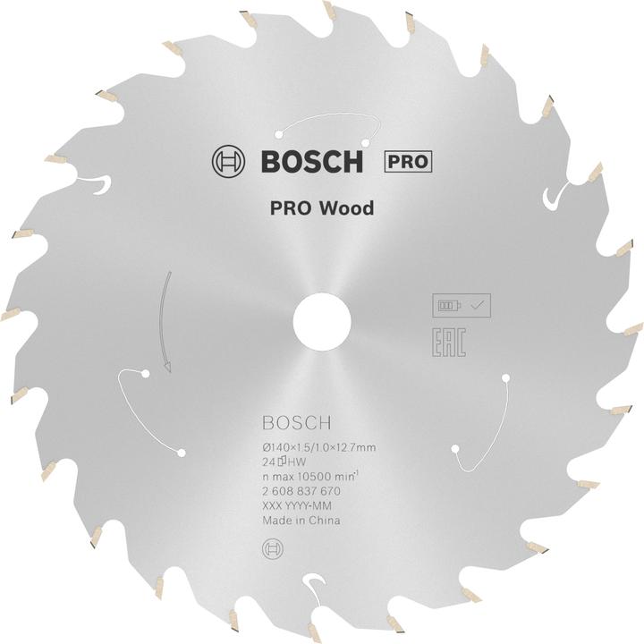Productafbeelding Bosch Professional Zubehör Cirkelzaagblad voor accuzagen Standaard voor hout
