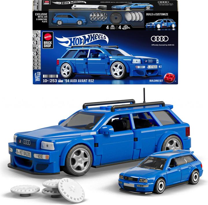 Produktbild Mattel Brick Shop 94 Audi Avant RS2