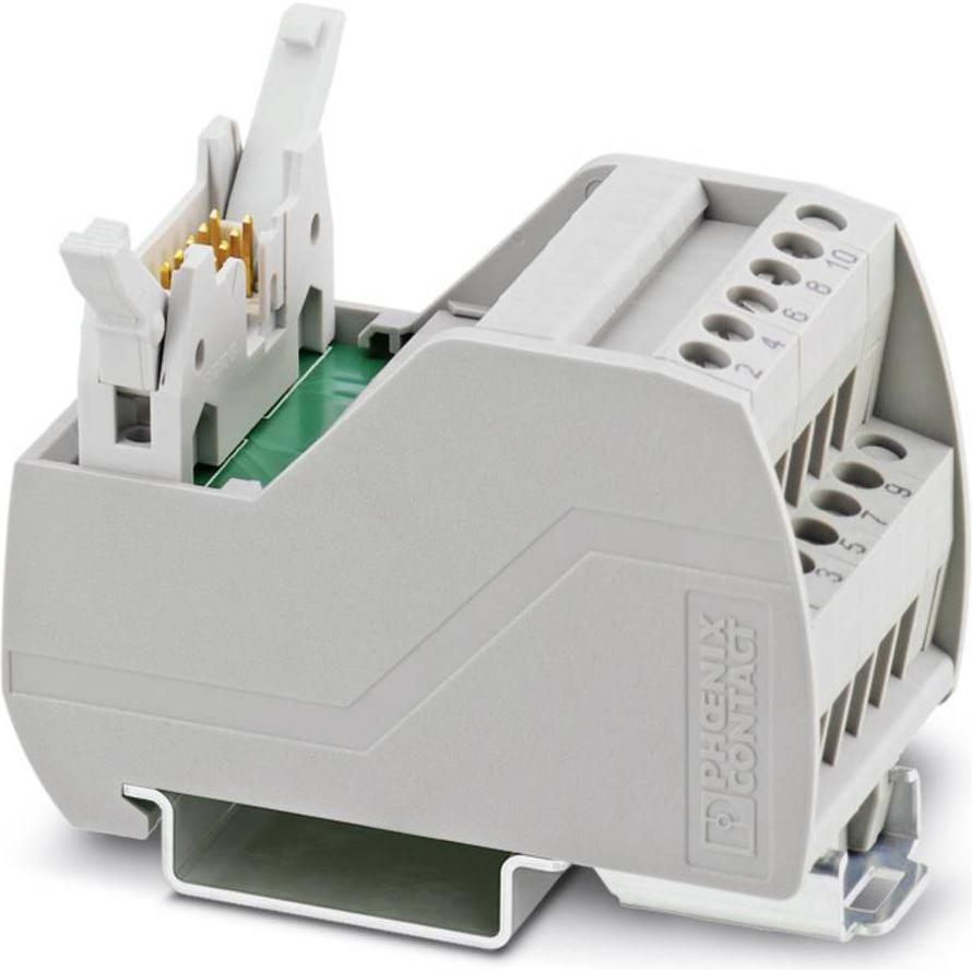 Phoenix Contact Übergabebaustein Inhalt, Elektronikkabel + Stecker, Grau