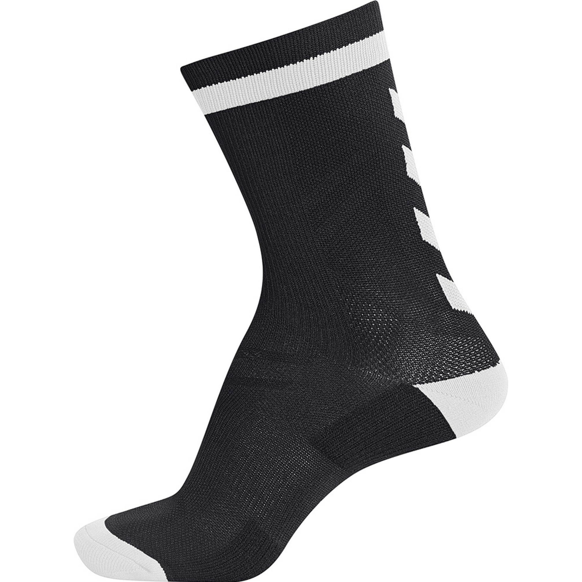 hummel, Unisex, Sportsocken, Elite Indoor Sock Low (39 - 42), Schwarz