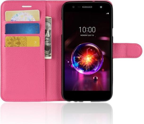 Actual product image MU Classic Litchi Leather Bookcover Series (LG X Power 3)