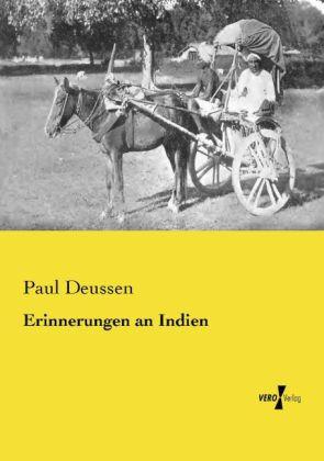Produktbild Erinnerungen an Indien (Deutsch, Paul Deussen, 2014)