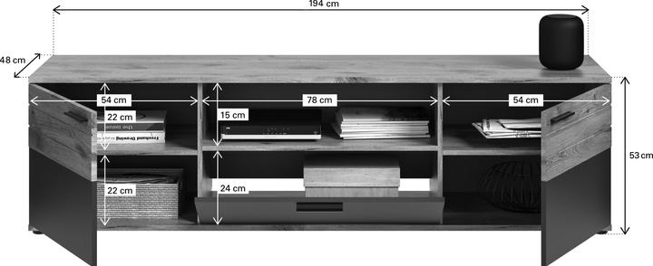 Produktbild Xonox Home Mason (194 x 47 x 53 cm)