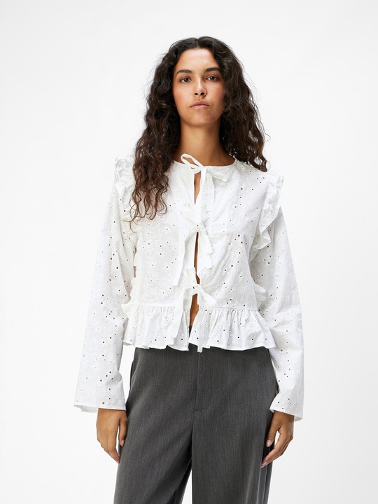 Actual product image Object Jacquard blouse (38)