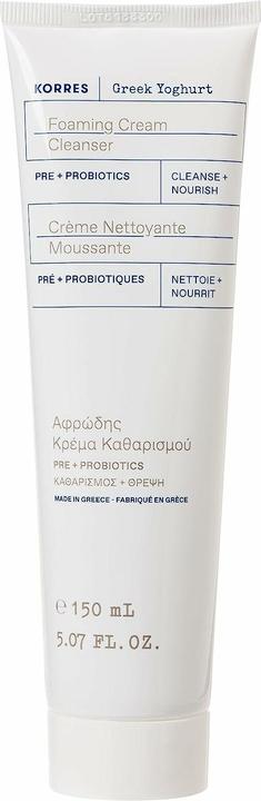 Actual product image Korres Greek Yogurt Foaming Cream Cleanser (Cleansing lotion, 150 ml)