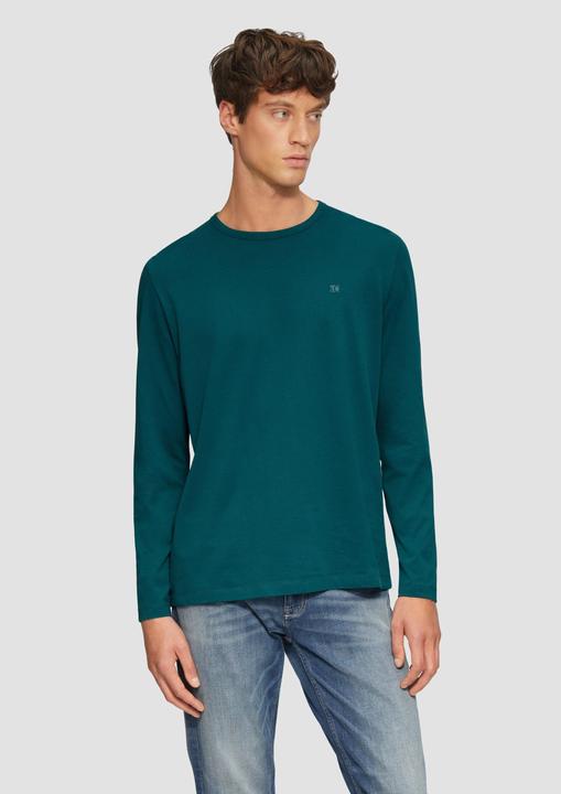 Actual product image S.Oliver T-Shirt Softes Longsleeve aus Jersey mit Logo-Detail (3XL)