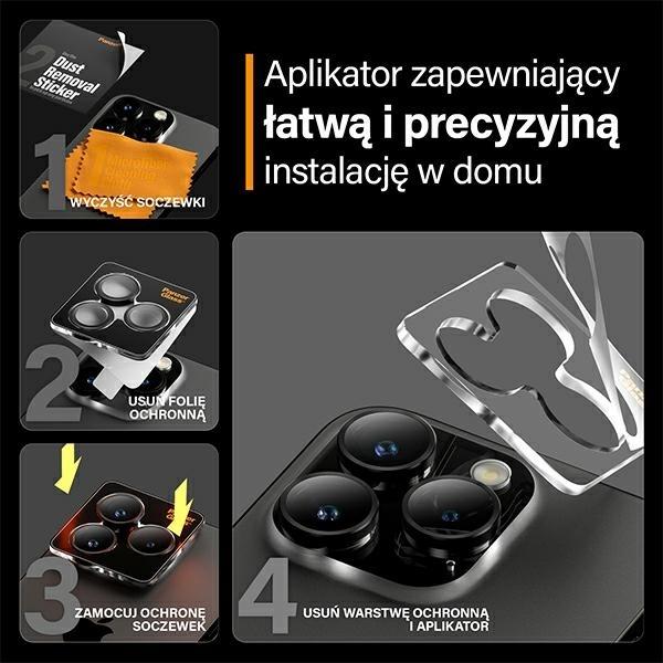 Actual product image PanzerGlass Hoops Camera Lens Protector (1 Piece, Apple iPhone 15 Pro Max, Apple iPhone 15 Pro)