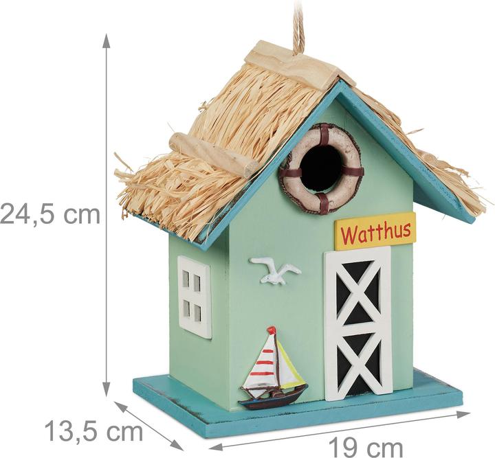 Produktbild Relaxdays Dekovogelhaus