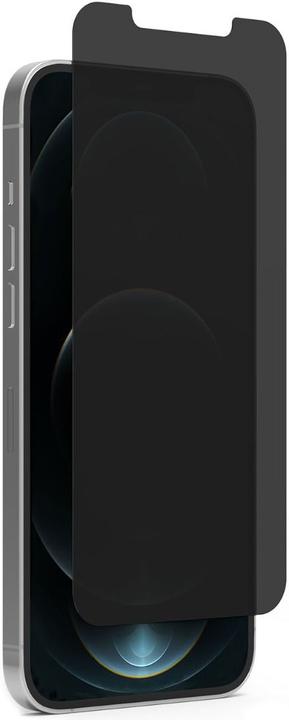 PhoneLook Privacy Anti-Spy Tempered Glass Bildschirm Schutzglas mit Blickschutz (1 Stück, Apple iPhone 12 Pro Max)