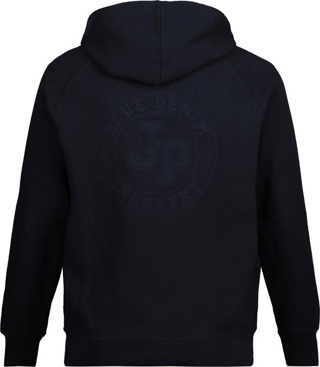 Immagine prodotto JP1880 Maglia in felpa fiammata con cappuccio e abbottonatura, fino alla tg. 8XL (XXL)