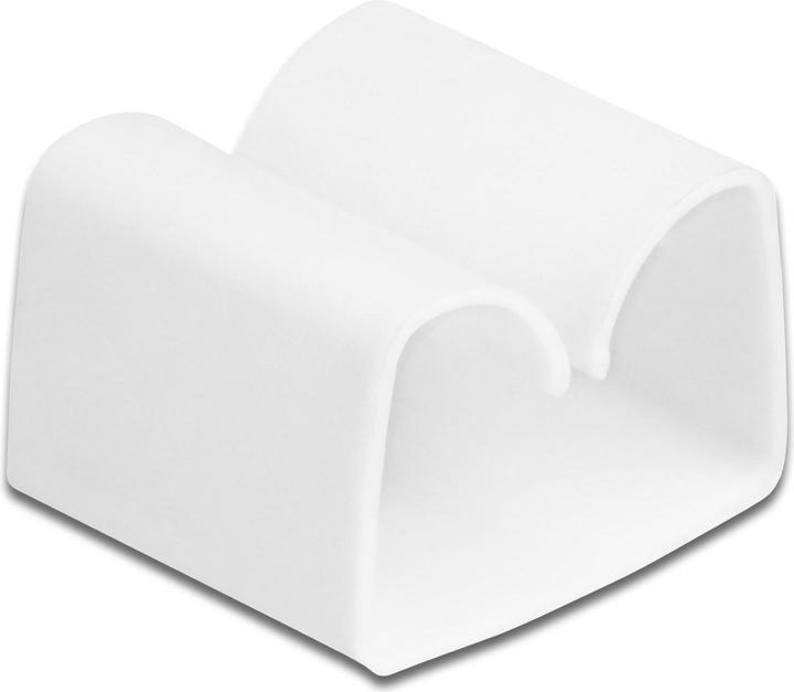 Delock Cable holder clip 2 pieces white
