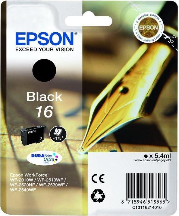 Produktbild Epson Ink Cartr Durabrite Black 16 (BK)