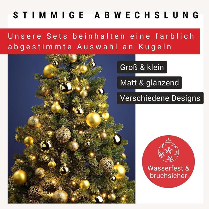 Image du produit Woma Ensemble de boules de Noël (100 x)