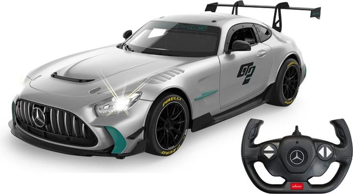Produktbild Grau Mercedes-AMG GT2 1:14 silber 2,4GHz Tür manuell