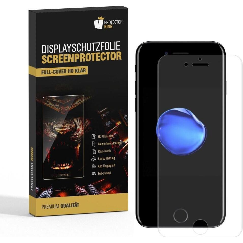 Protectorking 6x Premium Displayschutzfolie 3D KLAR (6 Stück, Apple iPhone 7 Plus), Smartphone Schutzfolie