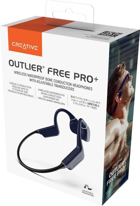 Immagine prodotto Creative Słuchawki kostne Outlier FREE Pro Plus BK (10 h, Senza fili)