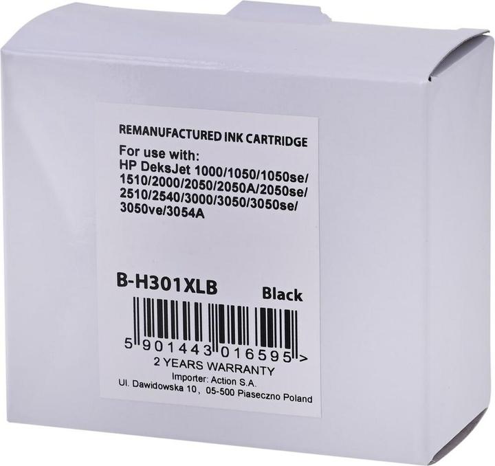 Produktbild Superbulk Tusz do drukarki HP B-H301XLBk (zamiennik HP 301XL CH563) Standard czarny
