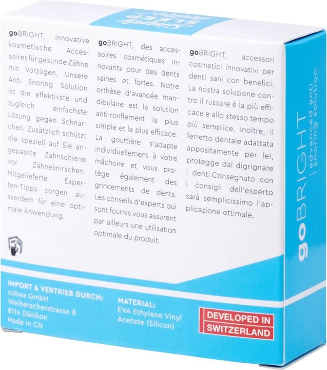 Produktbild GoBright Anti-Schnarchschiene