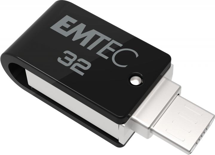 Image du produit Emtec Double USB2.0 micro-USB T260 32 Go (32 Go, USB-A)