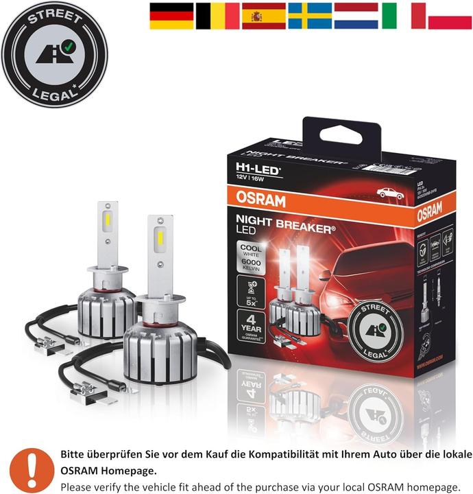 Image du produit Osram Brise-nuit (H1)