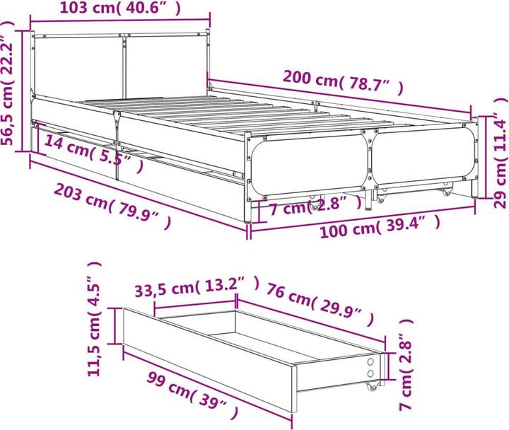 Image du produit vidaXL Kalervo (100 x 200 cm)