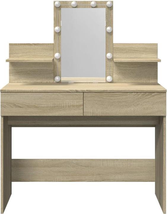 Produktbild vidaXL Schminktisch mit LED-Beleuchtung (100 x 40 x 130 cm)
