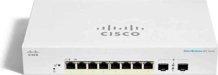 Productafbeelding Cisco PoE+ schakelaar CBS220-8FP-E-2G 10 poorten (10 ports)