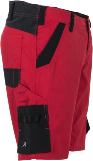 Actual product image Planam Ladies shorts red/black M L (L)