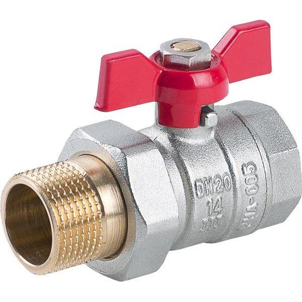 Perfexim, Ventil, water ball valve WZ DN20 with screw connection, butterfly, reinforced PHA-005 G3