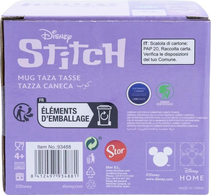 Actual product image Stor STITCH & ANGEL - Love - Mug céramique 325ml (325 ml, 1 x)
