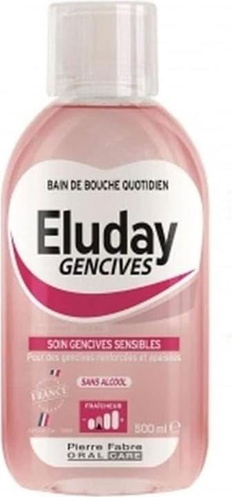 Actual product image Eluday Mundspüllösung Zahnfleisch Flasche 500 ml (500 ml, Mouthwash)