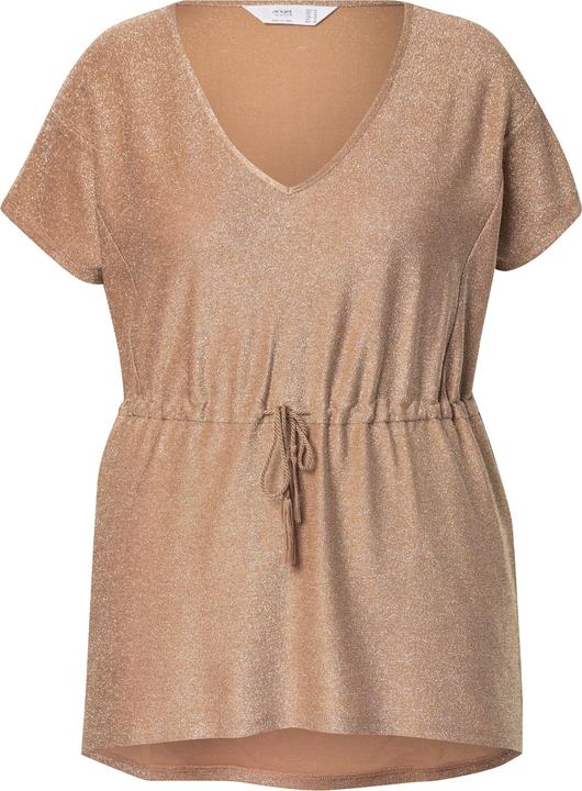 Produktbild Miamoda T-Shirt, A-Linie, glitzernder Jersey, Taillen-Tunnelzug (52)
