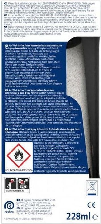 Actual product image Air Wick Active Fresh aerosol-free automatic fragrance spray