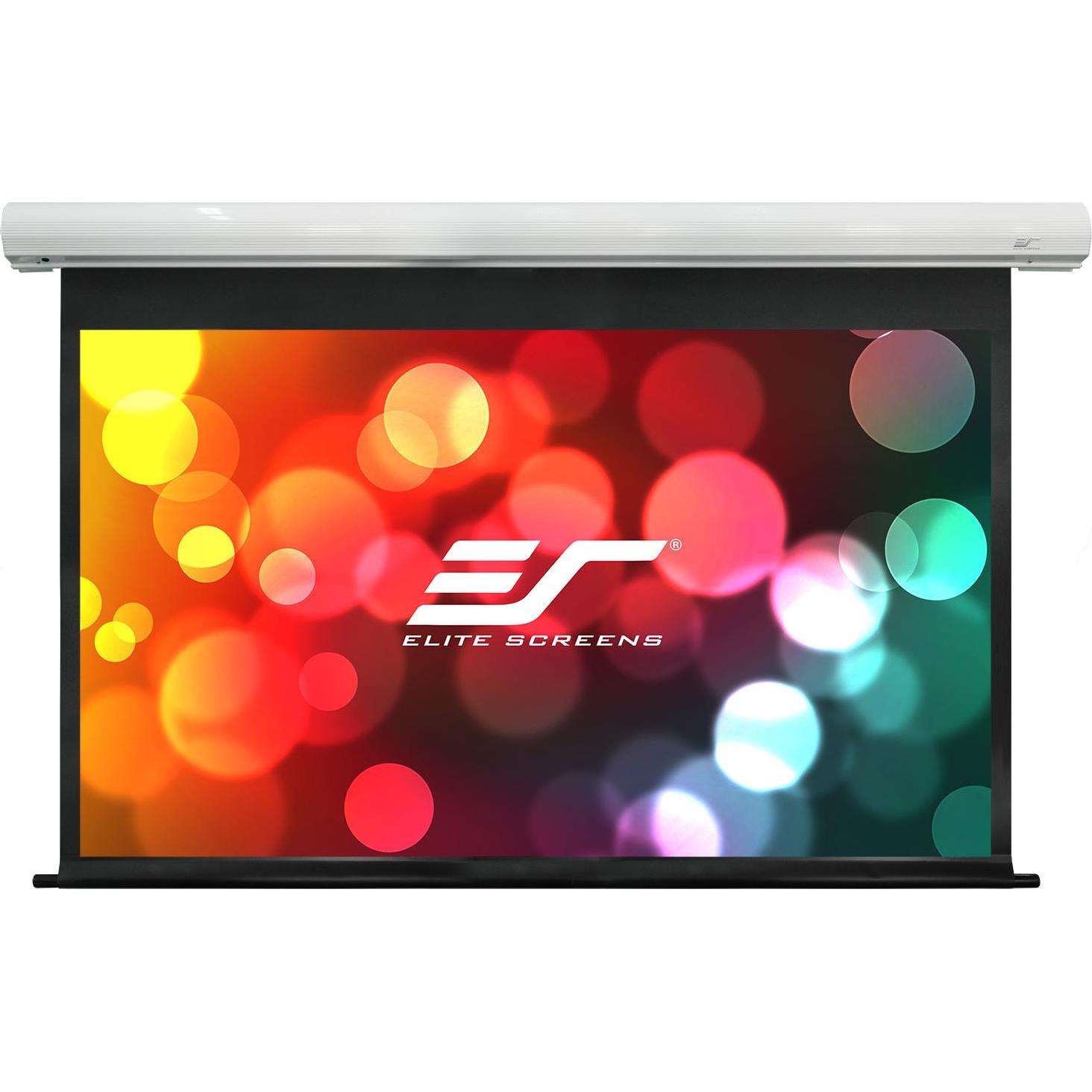 Elite Screens Saker (110", 16:9), Leinwand, Weiss