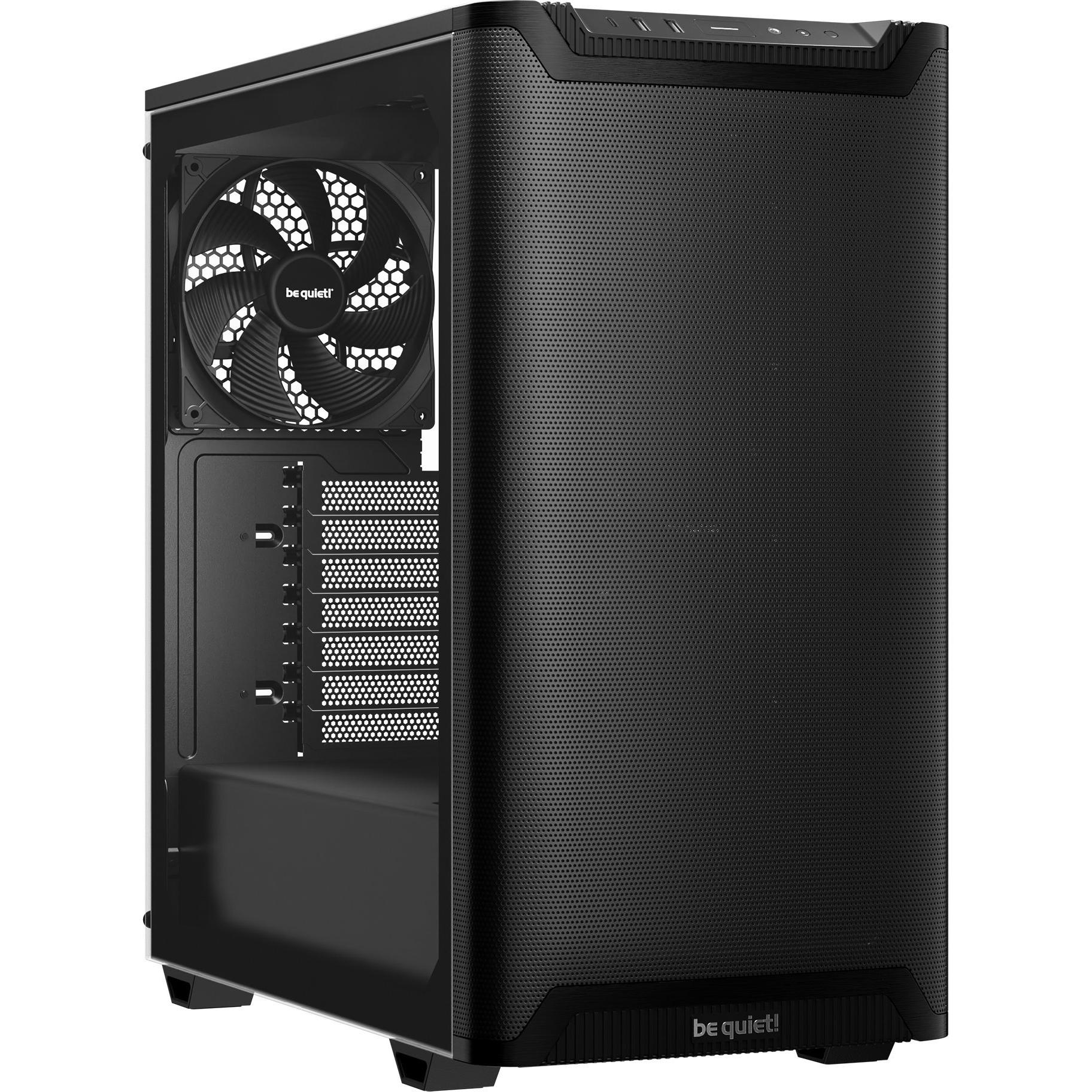 be quiet! Pure Base 501 (ATX, mATX, Mini-ATX), Case PC, Nero
