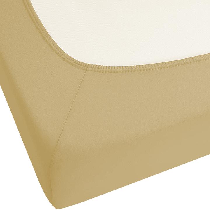 Produktbild Beliani Spannbettlaken Baumwolle olivgrün 180 x 200 cm JANBU (180 x 200 cm)